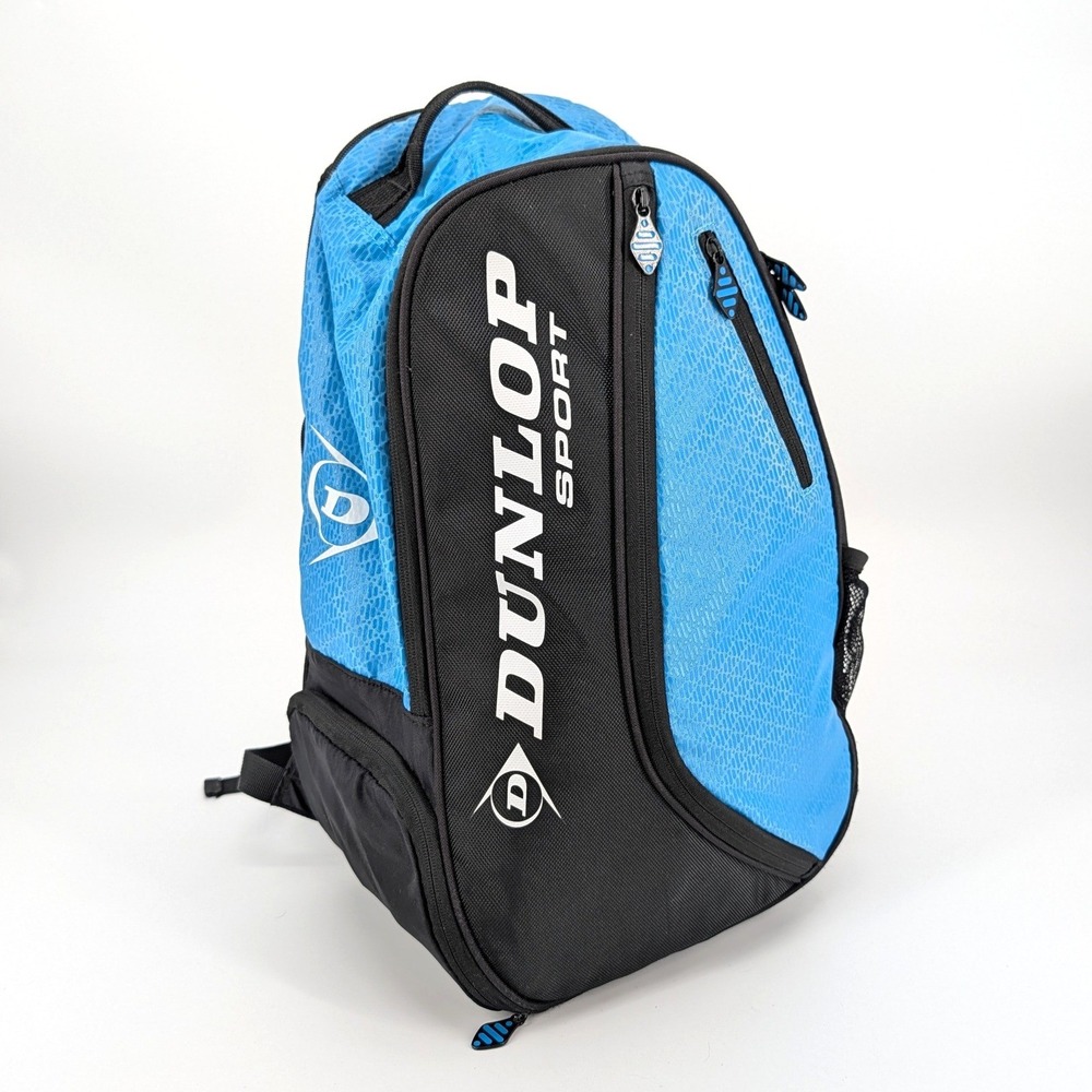 Dunlop Biomimetic Tour Backpack Tennis Bag Racket Compartment Blue‎ Black